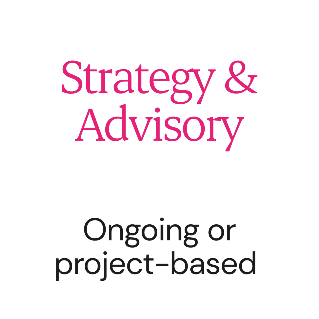 Strategy & Advisory