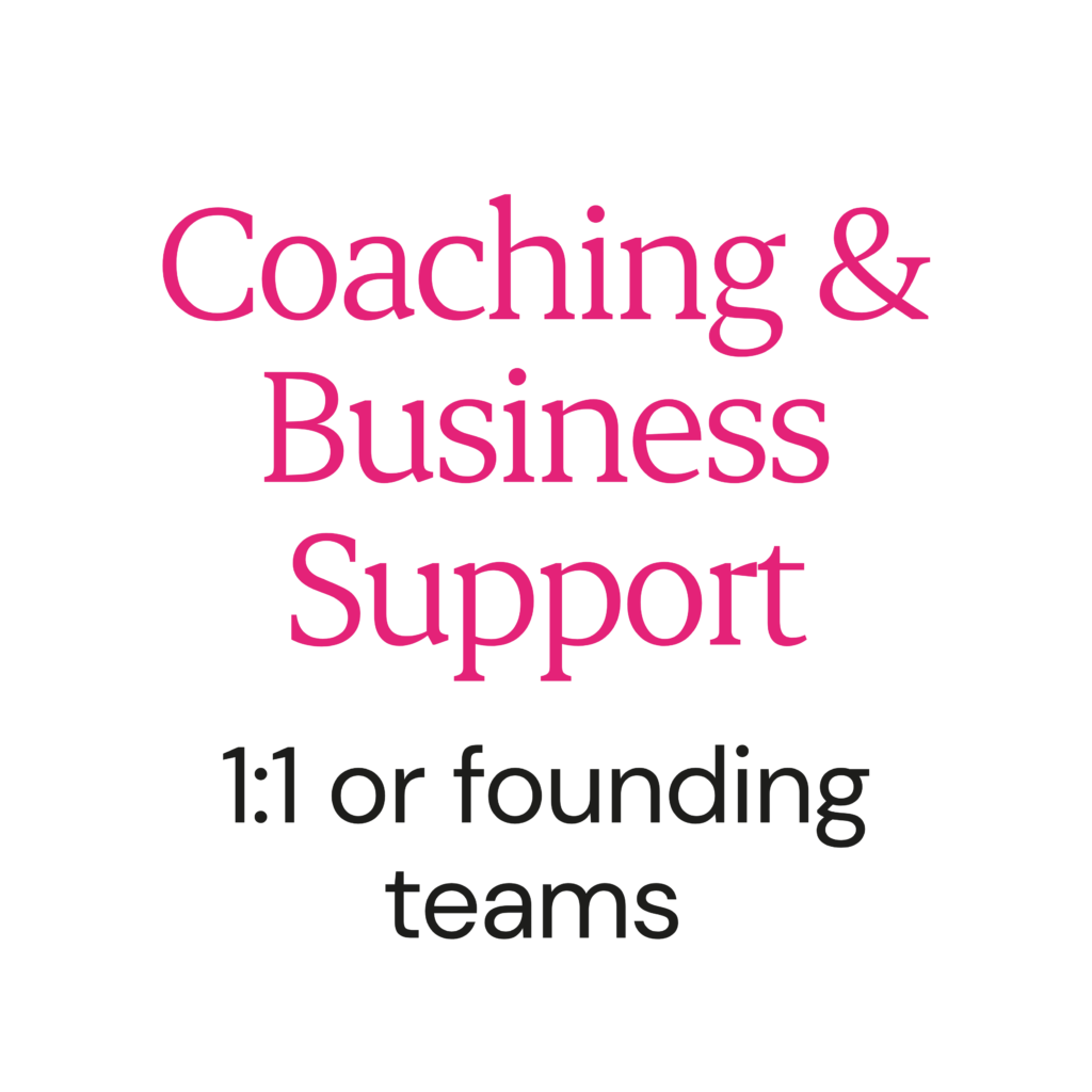 Coaching & Business Support